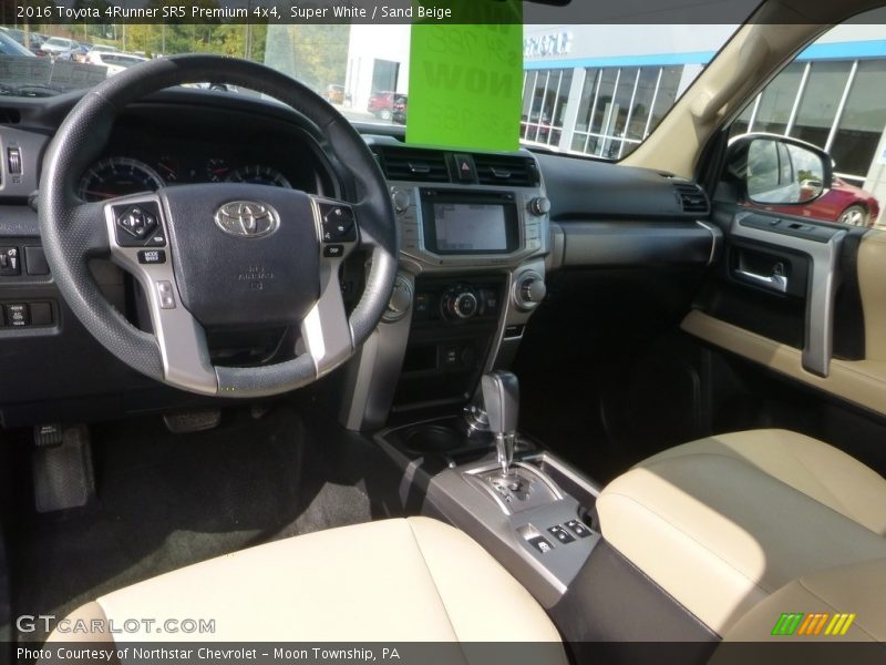 Super White / Sand Beige 2016 Toyota 4Runner SR5 Premium 4x4