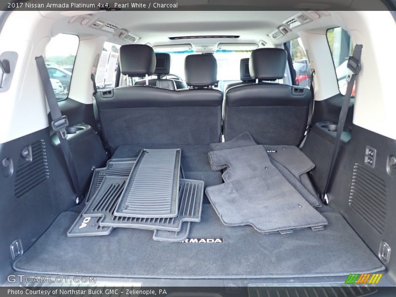 Pearl White / Charcoal 2017 Nissan Armada Platinum 4x4