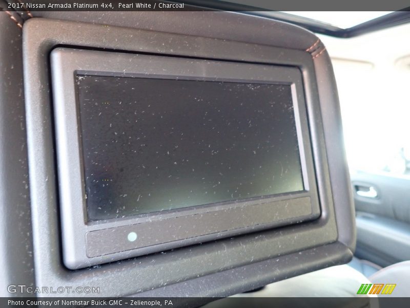 Pearl White / Charcoal 2017 Nissan Armada Platinum 4x4