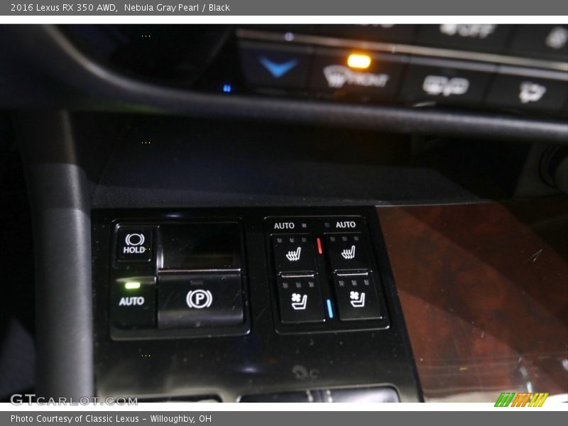 Nebula Gray Pearl / Black 2016 Lexus RX 350 AWD