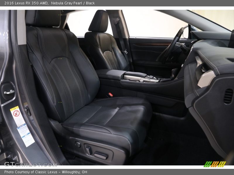 Nebula Gray Pearl / Black 2016 Lexus RX 350 AWD