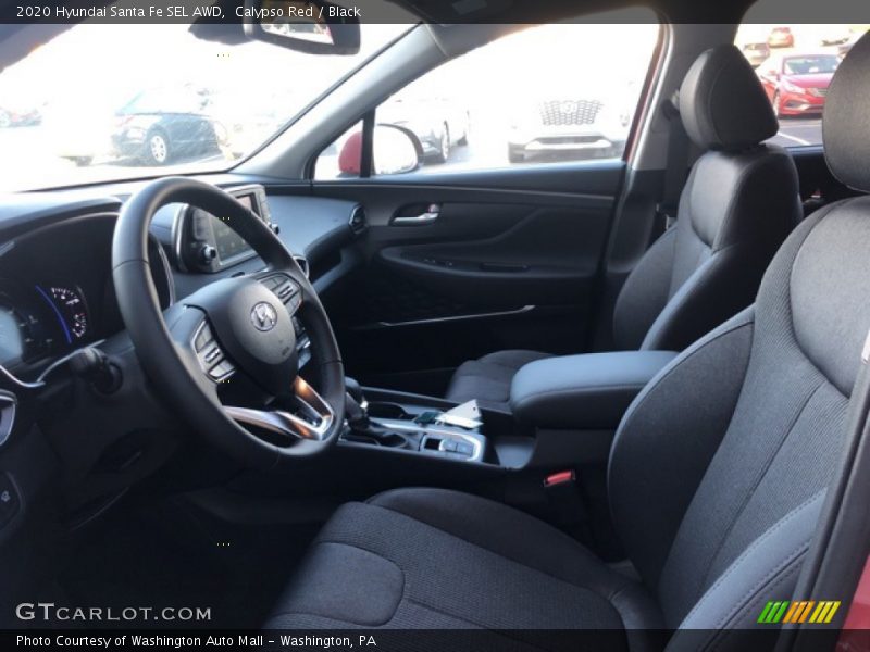 Calypso Red / Black 2020 Hyundai Santa Fe SEL AWD