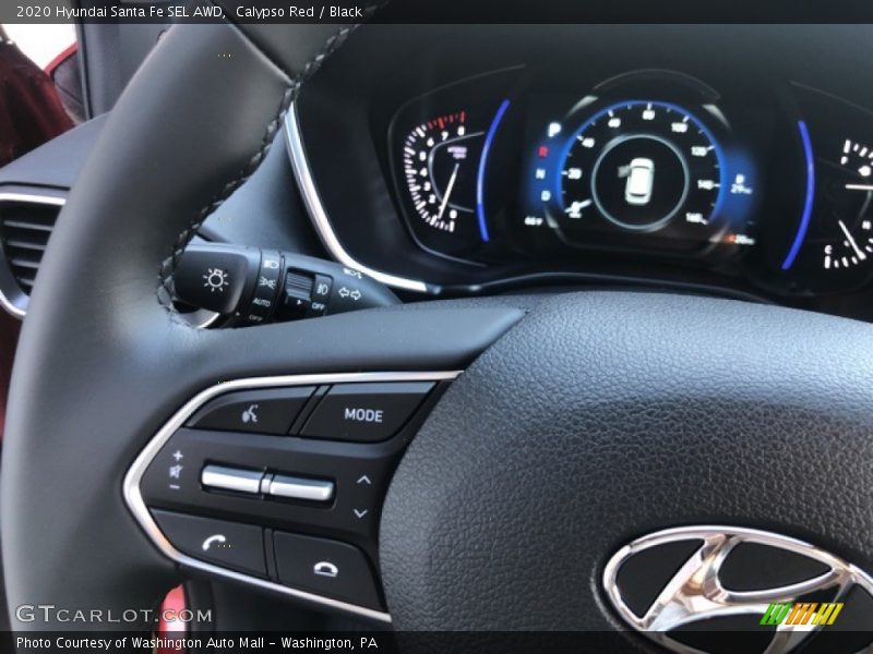 Calypso Red / Black 2020 Hyundai Santa Fe SEL AWD