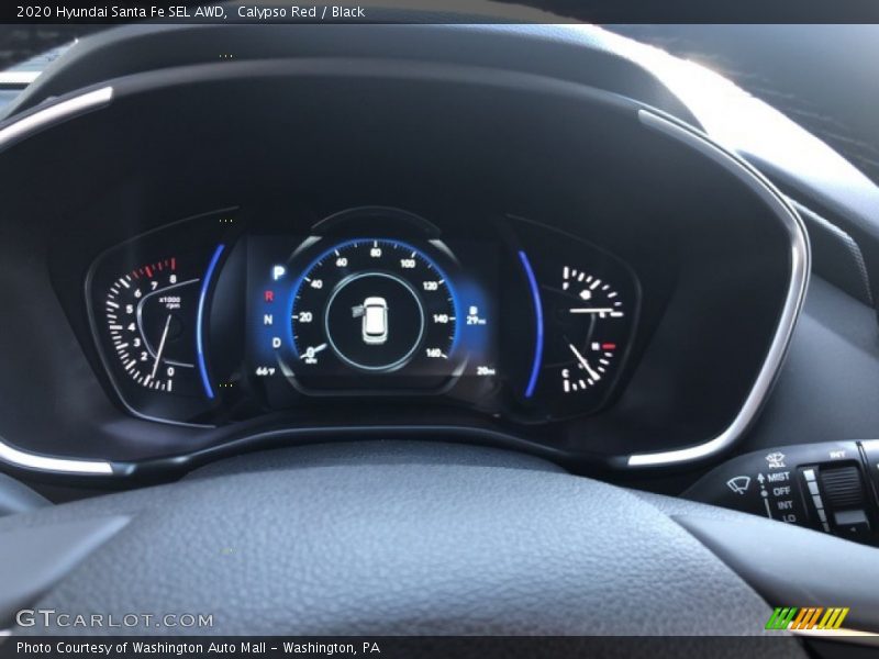 Calypso Red / Black 2020 Hyundai Santa Fe SEL AWD