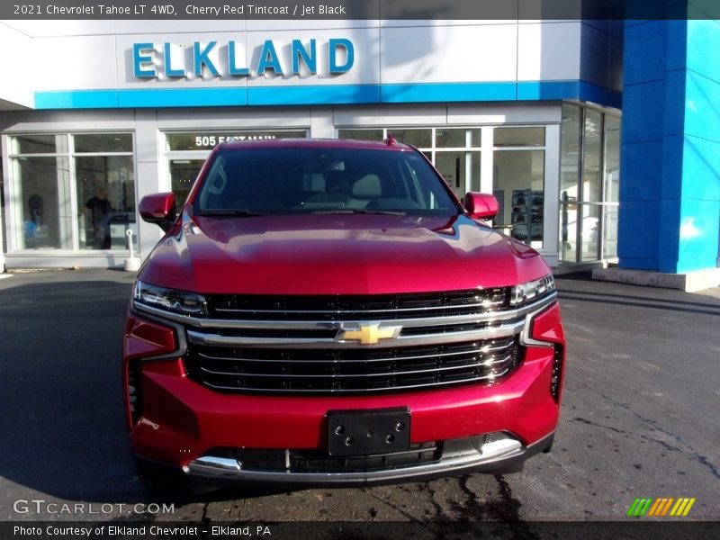 Cherry Red Tintcoat / Jet Black 2021 Chevrolet Tahoe LT 4WD