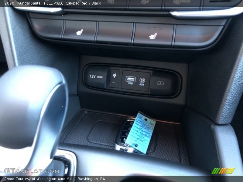 Calypso Red / Black 2020 Hyundai Santa Fe SEL AWD