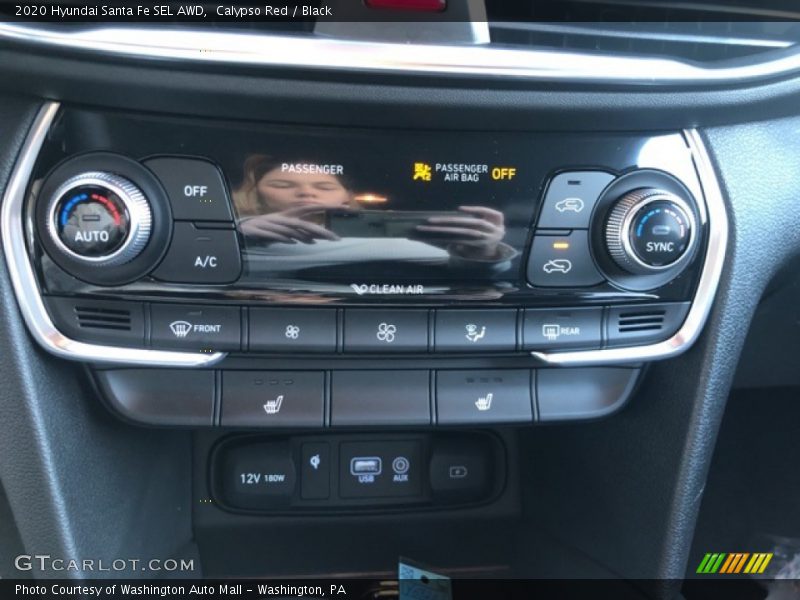 Calypso Red / Black 2020 Hyundai Santa Fe SEL AWD