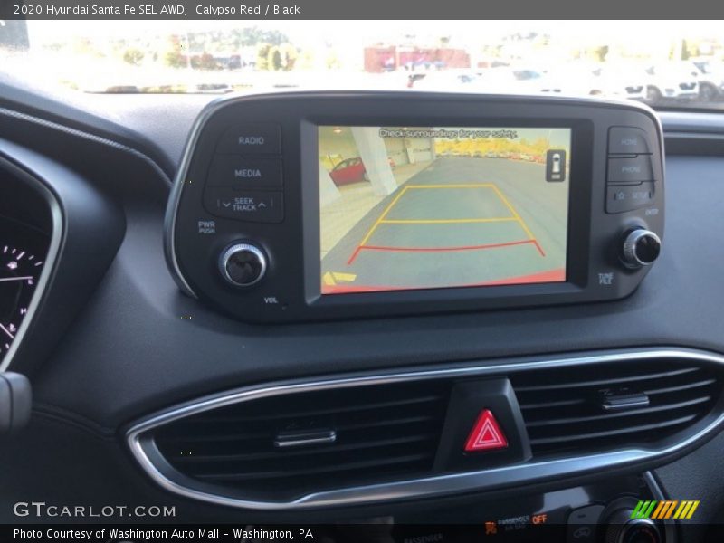 Calypso Red / Black 2020 Hyundai Santa Fe SEL AWD