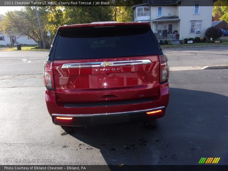 Cherry Red Tintcoat / Jet Black 2021 Chevrolet Tahoe LT 4WD