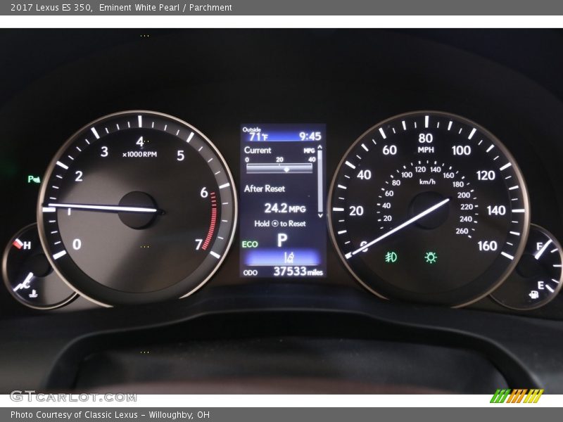 Eminent White Pearl / Parchment 2017 Lexus ES 350