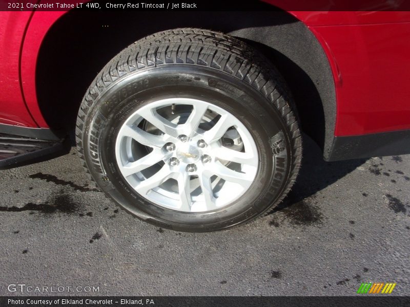 Cherry Red Tintcoat / Jet Black 2021 Chevrolet Tahoe LT 4WD