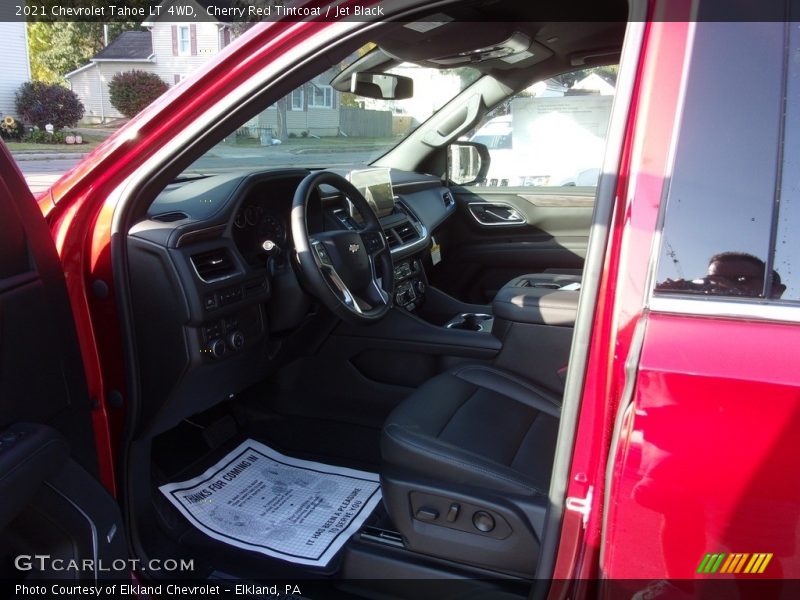 Cherry Red Tintcoat / Jet Black 2021 Chevrolet Tahoe LT 4WD