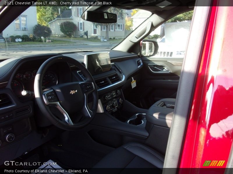 Cherry Red Tintcoat / Jet Black 2021 Chevrolet Tahoe LT 4WD