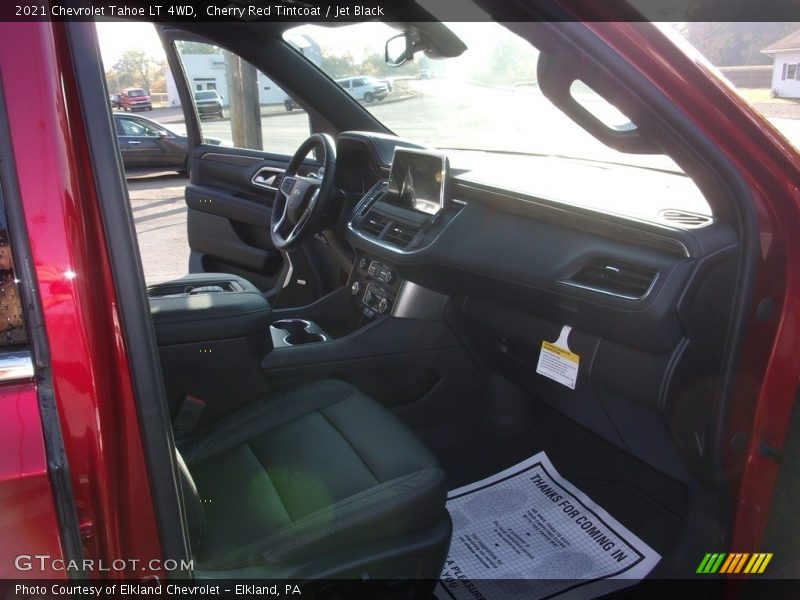 Cherry Red Tintcoat / Jet Black 2021 Chevrolet Tahoe LT 4WD