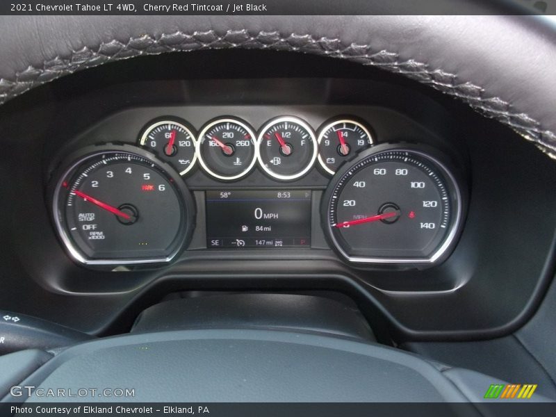 Cherry Red Tintcoat / Jet Black 2021 Chevrolet Tahoe LT 4WD