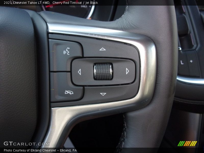 Cherry Red Tintcoat / Jet Black 2021 Chevrolet Tahoe LT 4WD