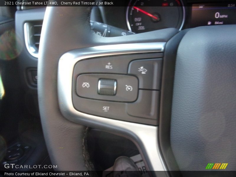 Cherry Red Tintcoat / Jet Black 2021 Chevrolet Tahoe LT 4WD