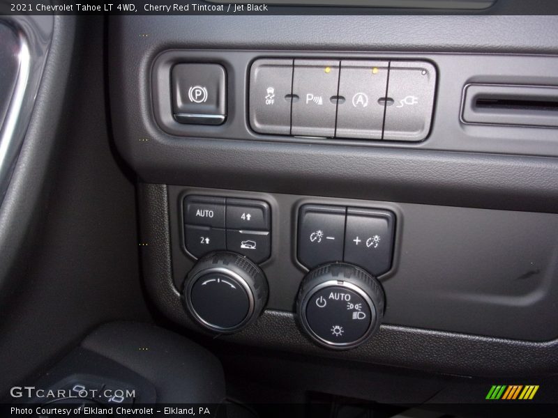 Cherry Red Tintcoat / Jet Black 2021 Chevrolet Tahoe LT 4WD