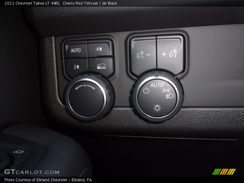 Cherry Red Tintcoat / Jet Black 2021 Chevrolet Tahoe LT 4WD