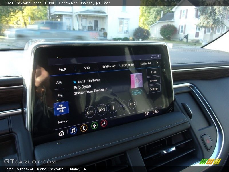 Cherry Red Tintcoat / Jet Black 2021 Chevrolet Tahoe LT 4WD