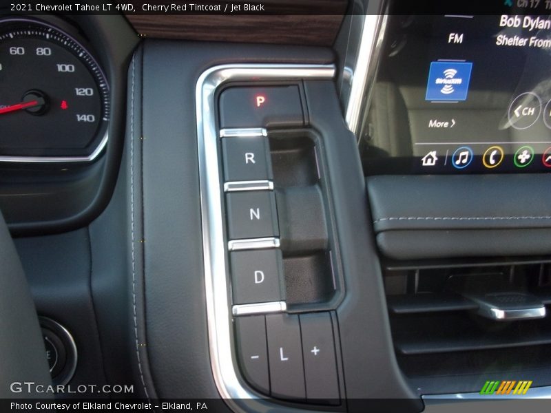 Cherry Red Tintcoat / Jet Black 2021 Chevrolet Tahoe LT 4WD