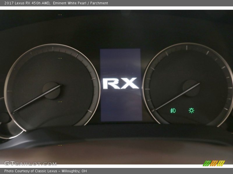Eminent White Pearl / Parchment 2017 Lexus RX 450h AWD