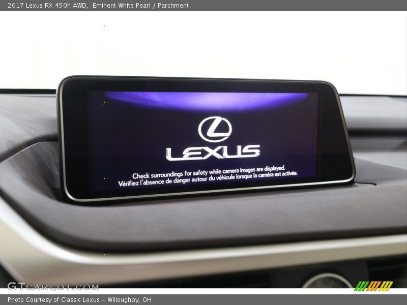Eminent White Pearl / Parchment 2017 Lexus RX 450h AWD