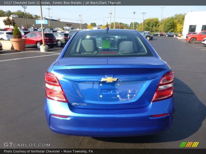 Kinetic Blue Metallic / Jet Black/Dark Titanium 2017 Chevrolet Sonic LS Sedan