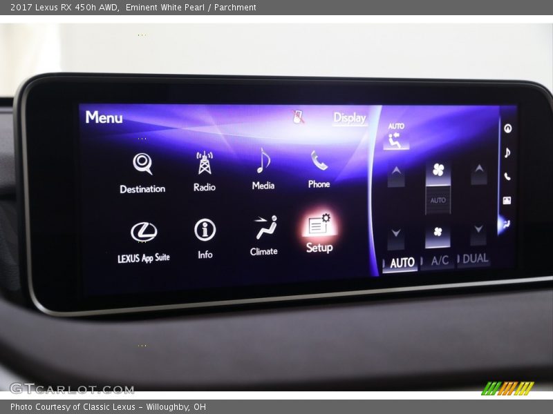 Eminent White Pearl / Parchment 2017 Lexus RX 450h AWD