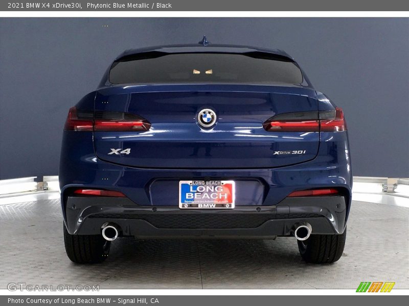 Phytonic Blue Metallic / Black 2021 BMW X4 xDrive30i