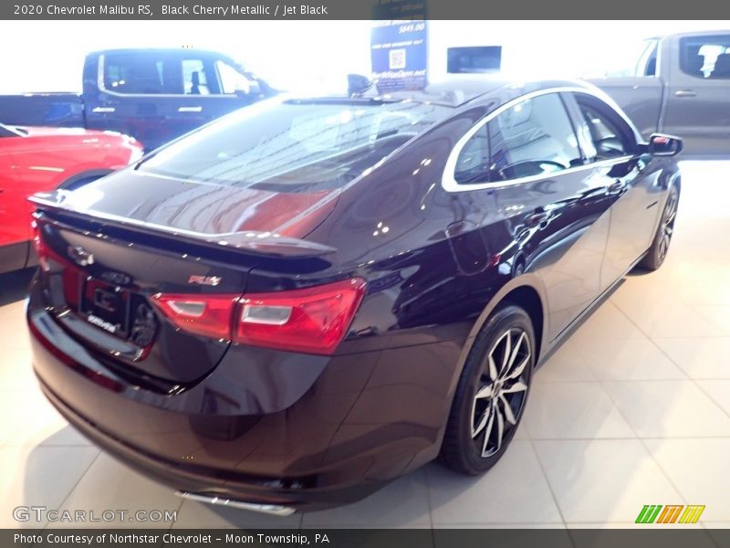 Black Cherry Metallic / Jet Black 2020 Chevrolet Malibu RS