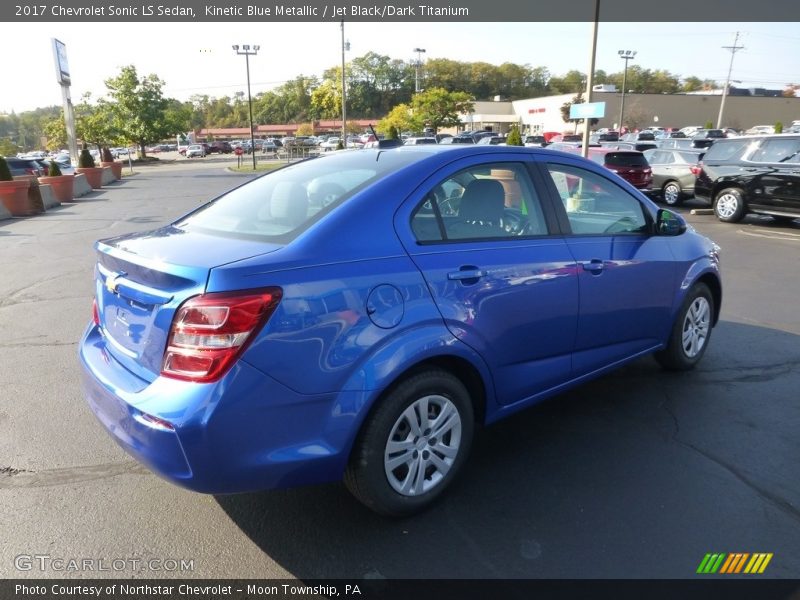 Kinetic Blue Metallic / Jet Black/Dark Titanium 2017 Chevrolet Sonic LS Sedan