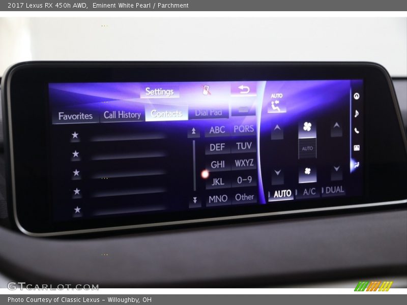 Eminent White Pearl / Parchment 2017 Lexus RX 450h AWD