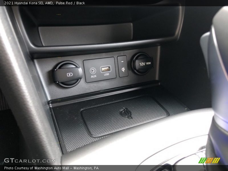 Pulse Red / Black 2021 Hyundai Kona SEL AWD