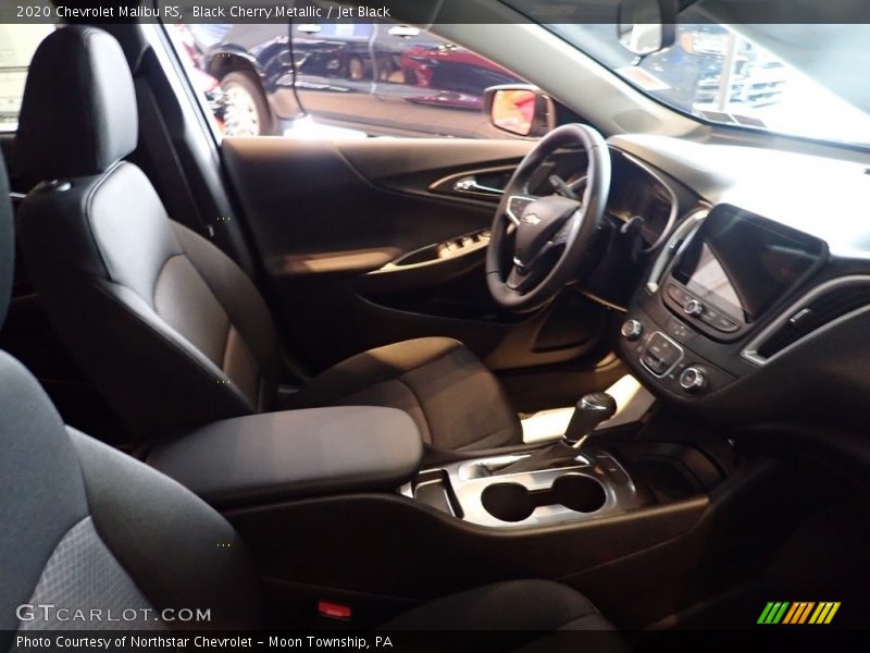 Black Cherry Metallic / Jet Black 2020 Chevrolet Malibu RS