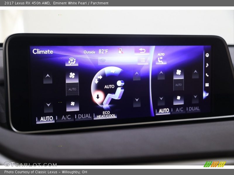 Eminent White Pearl / Parchment 2017 Lexus RX 450h AWD