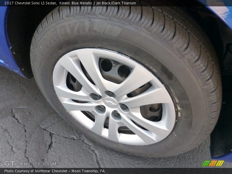 Kinetic Blue Metallic / Jet Black/Dark Titanium 2017 Chevrolet Sonic LS Sedan