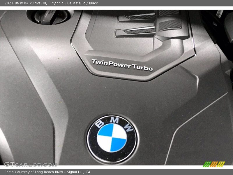 Phytonic Blue Metallic / Black 2021 BMW X4 xDrive30i
