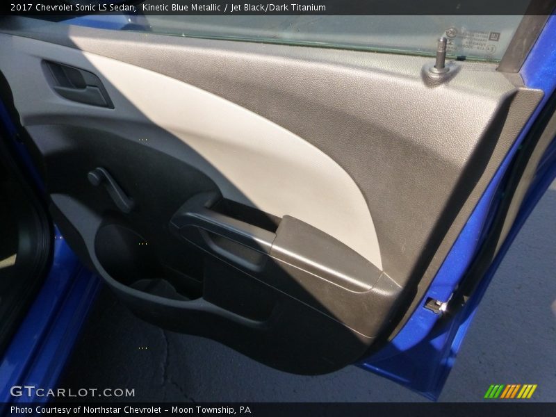 Kinetic Blue Metallic / Jet Black/Dark Titanium 2017 Chevrolet Sonic LS Sedan