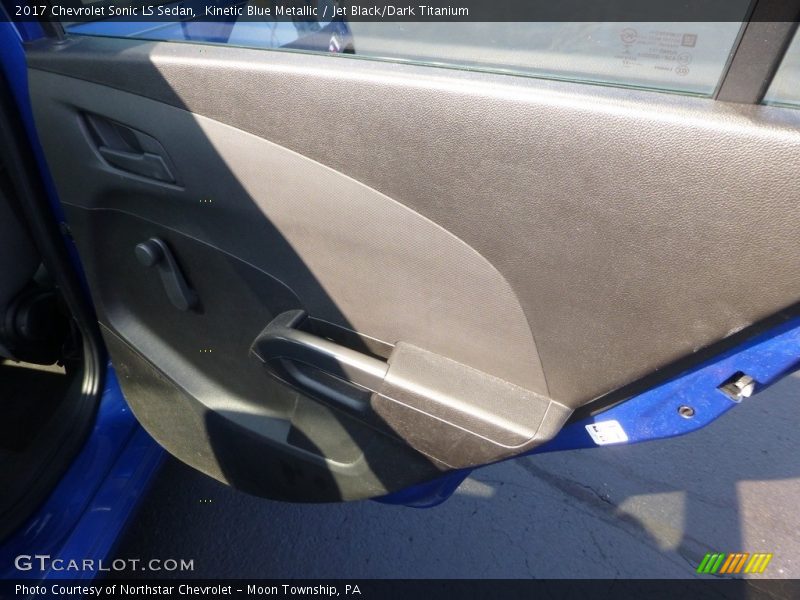 Kinetic Blue Metallic / Jet Black/Dark Titanium 2017 Chevrolet Sonic LS Sedan