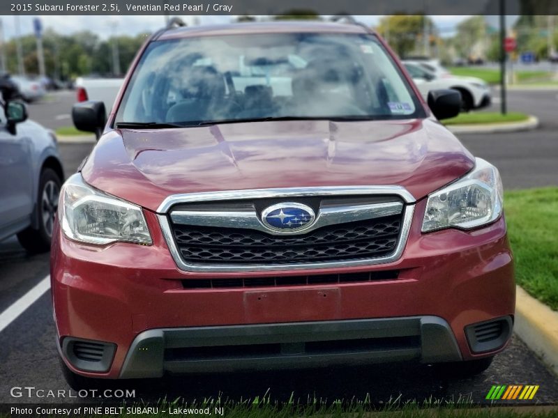 Venetian Red Pearl / Gray 2015 Subaru Forester 2.5i