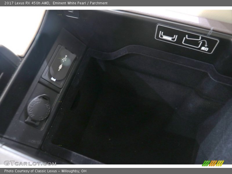 Eminent White Pearl / Parchment 2017 Lexus RX 450h AWD