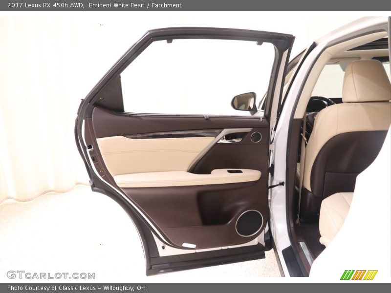 Eminent White Pearl / Parchment 2017 Lexus RX 450h AWD