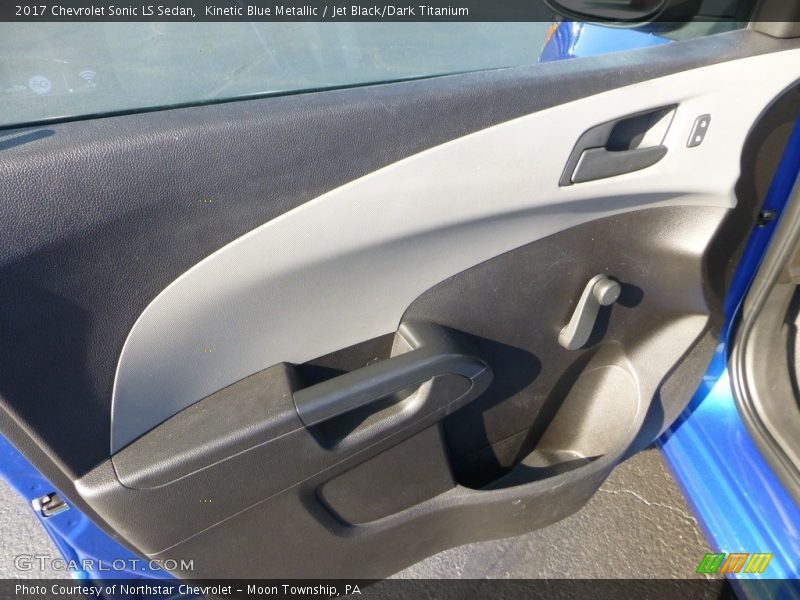 Kinetic Blue Metallic / Jet Black/Dark Titanium 2017 Chevrolet Sonic LS Sedan