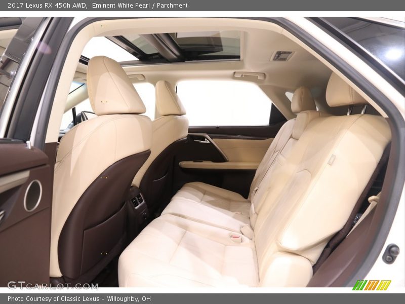 Eminent White Pearl / Parchment 2017 Lexus RX 450h AWD