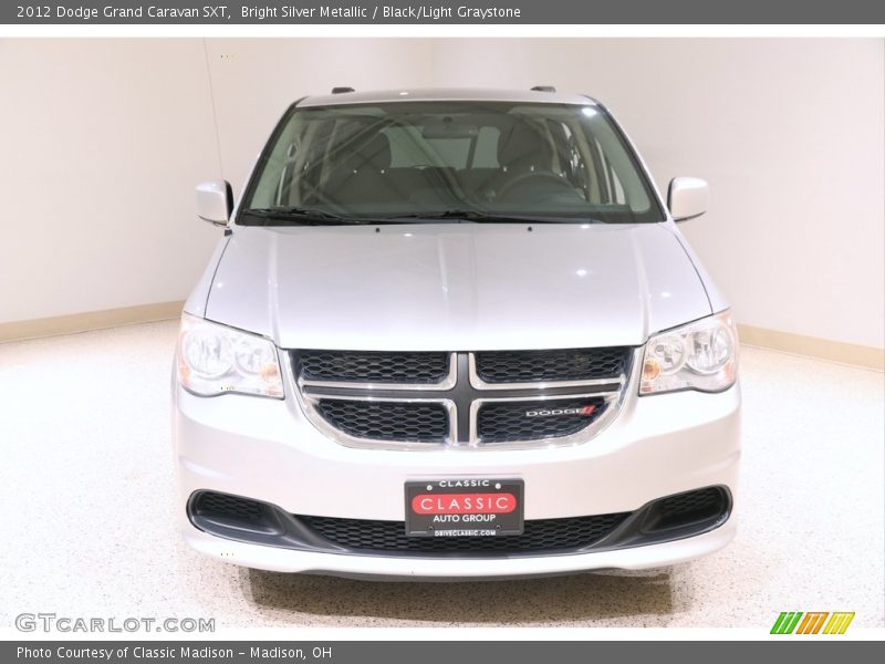 Bright Silver Metallic / Black/Light Graystone 2012 Dodge Grand Caravan SXT