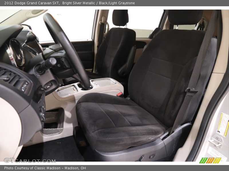 Bright Silver Metallic / Black/Light Graystone 2012 Dodge Grand Caravan SXT