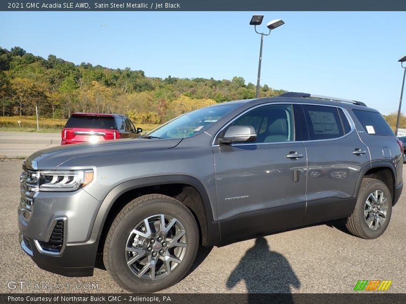 Front 3/4 View of 2021 Acadia SLE AWD