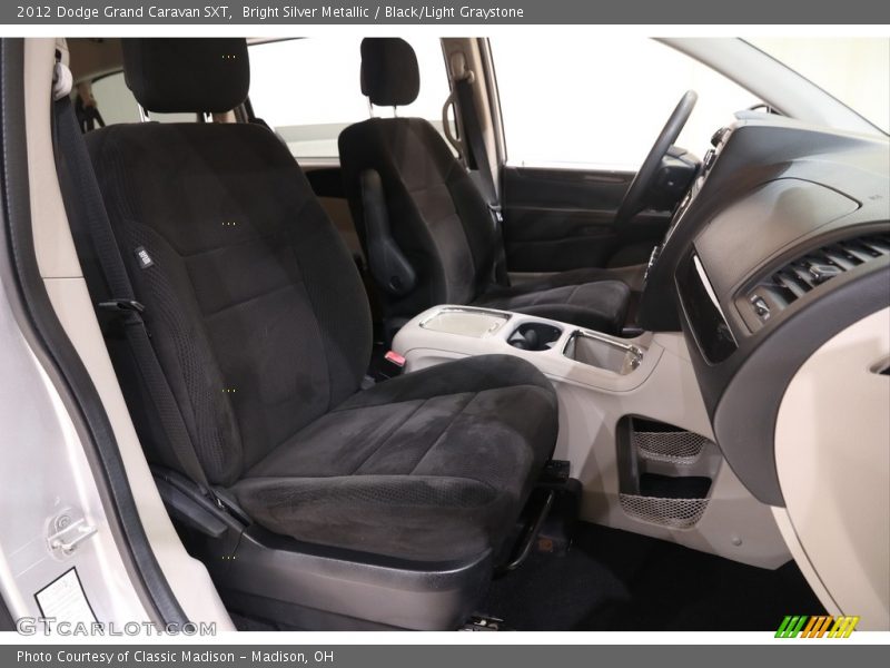Bright Silver Metallic / Black/Light Graystone 2012 Dodge Grand Caravan SXT