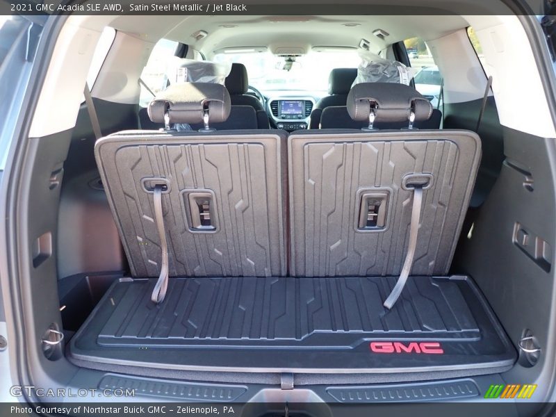 Satin Steel Metallic / Jet Black 2021 GMC Acadia SLE AWD